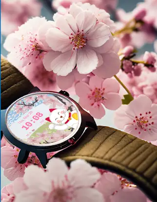 Sakuraneko Wear OS screenshot 4