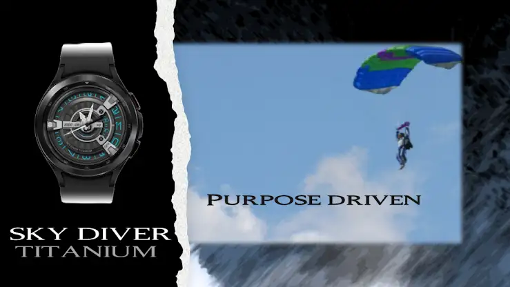 Sky Diver Titanium Wear OS screenshot 6