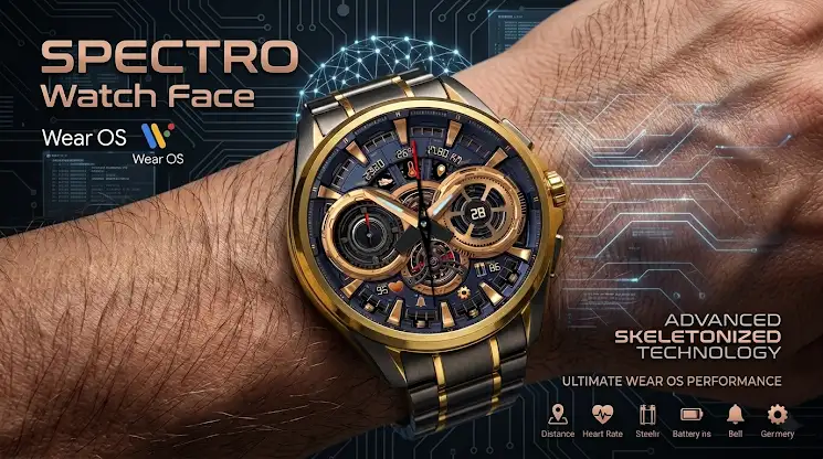 Spectro: Mechanical Watch Face screenshot 1