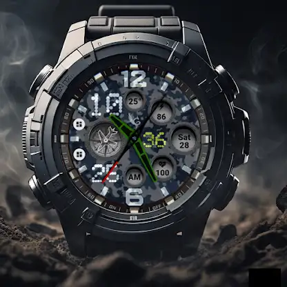 Tactical Drone Hybrid Wear OS screenshot 5