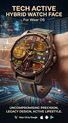 Tech Active Hybrid Watch Face screenshot 2