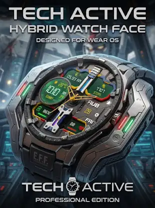 Tech Active Hybrid Watch Face screenshot 4