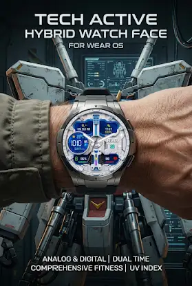 Tech Active Hybrid Watch Face screenshot 3