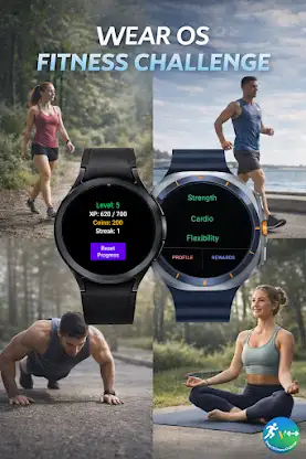 Wear OS Fitness Challenge screenshot 4