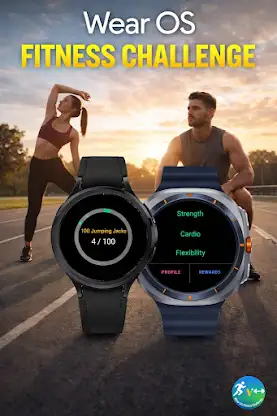 Wear OS Fitness Challenge screenshot 6