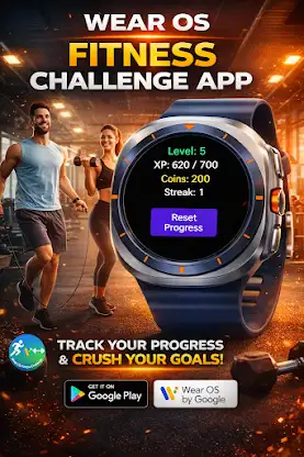 Wear OS Fitness Challenge screenshot 5