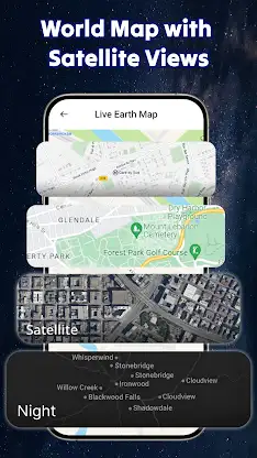 Live Earth Map: GPS Location screenshot 3