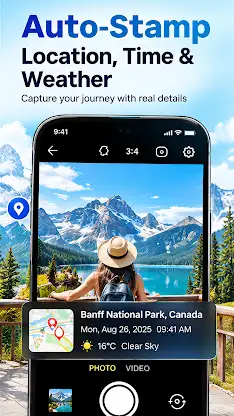 GPS Map Camera - Photo Stamp screenshot 1