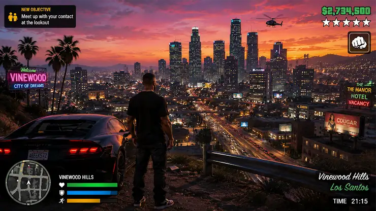 Grand Gangster Miami 3D Game screenshot 4
