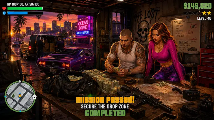 Grand Gangster Miami 3D Game screenshot 8