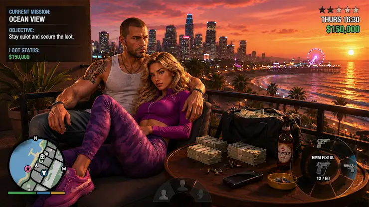 Grand Gangster Miami 3D Game screenshot 2