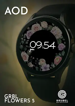 GRBL Flowers 5 Watchface screenshot 3