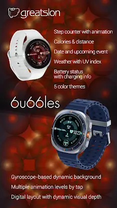 GS009 - Bubbles Watch Face screenshot 1