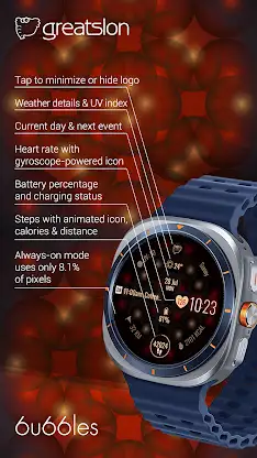 GS009 - Bubbles Watch Face screenshot 4