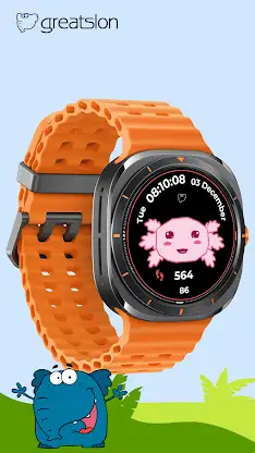 GS01 - Axolotl Watch Face screenshot 1