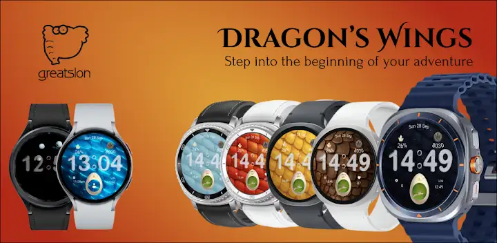 GS017 - Dragon's Watch Face — Android app banner