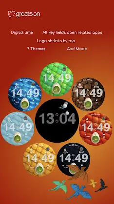 GS017 - Dragon's Watch Face screenshot 3