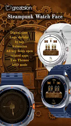 GS020 - Steampunk Watch Face screenshot 3
