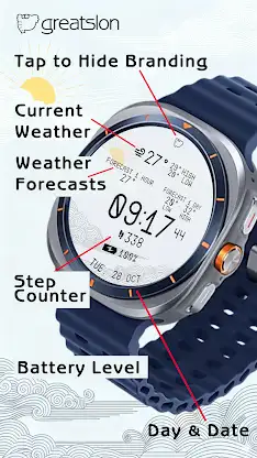 GS035 - Weather Watch Face screenshot 2