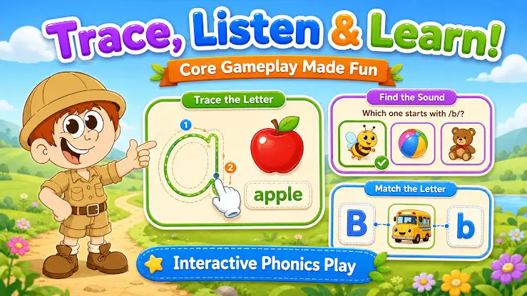 ABC Games Phonics And Tracing screenshot 2