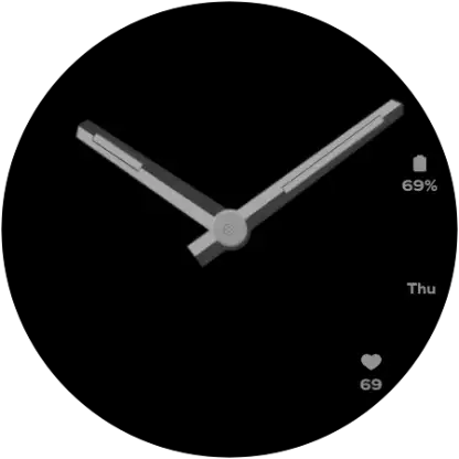 GRBL Elegant 3 Watch face screenshot 3