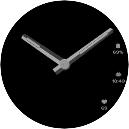 GRBL Elegant 3 Watch face screenshot 8