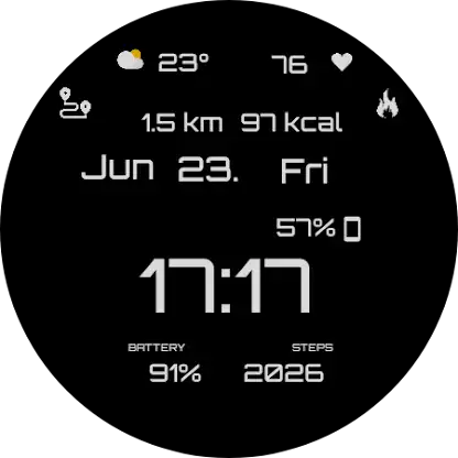 GRBL BLK Watch Face screenshot 5