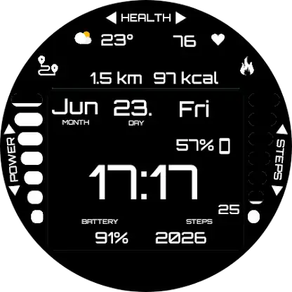 GRBL BLK Watch Face screenshot 3