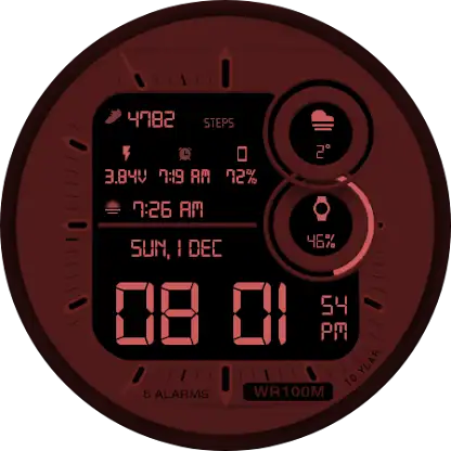 GRBL Digital One Watch Face screenshot 8