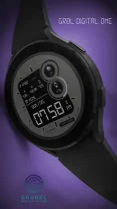 GRBL Digital One Watch Face screenshot 3