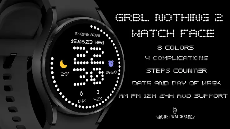GRBL Nothing 2 Watch Face screenshot 1