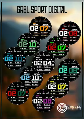 GRBL Sport Digital Watchface screenshot 5