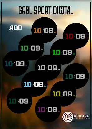 GRBL Sport Digital Watchface screenshot 6
