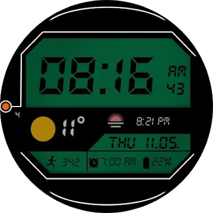 GRBL Digital Watch Face screenshot 7