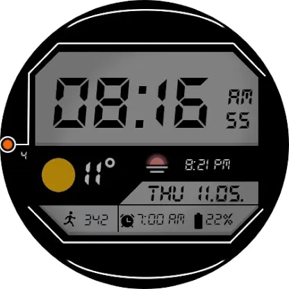 GRBL Digital Watch Face screenshot 6
