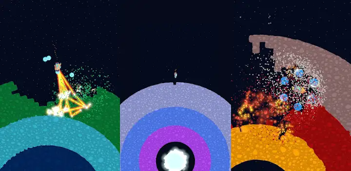 Planet Crusher: Mine & Attack — Android game banner