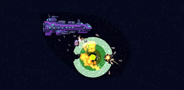 Planet Miner: Idle Action Game — Android game banner