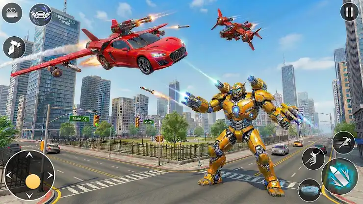 Taxi Car Robot Transformation screenshot 8