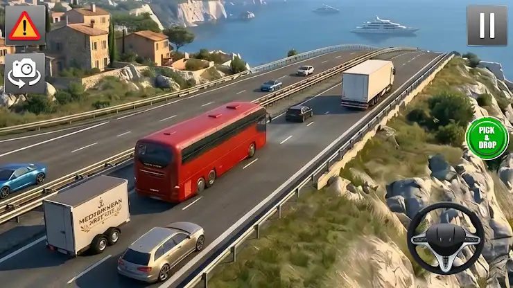 Real City Bus Driving Game 3d screenshot 7