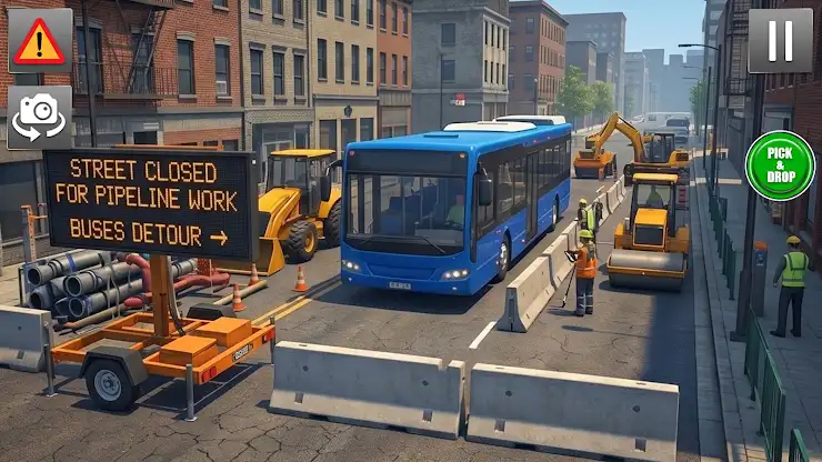 Real City Bus Driving Game 3d screenshot 4