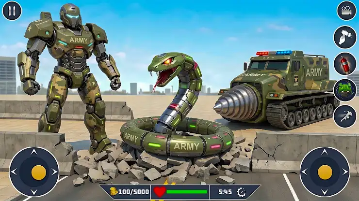 US Army Robot Transformation screenshot 1