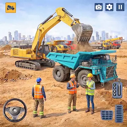 Construction Games 3D JCB Game screenshot 1