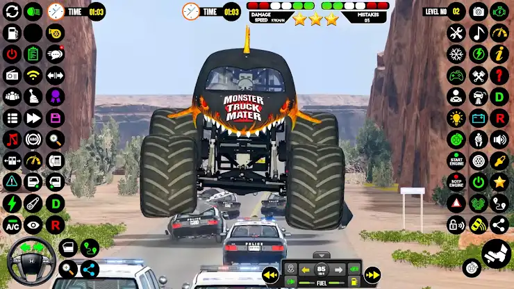 Extreme Monster Truck Game 3D screenshot 1