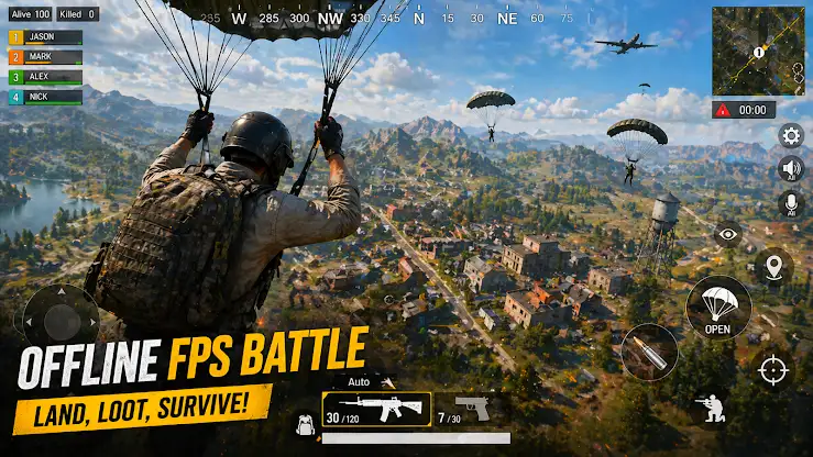 Battle Squad: Offline FPS Game screenshot 1