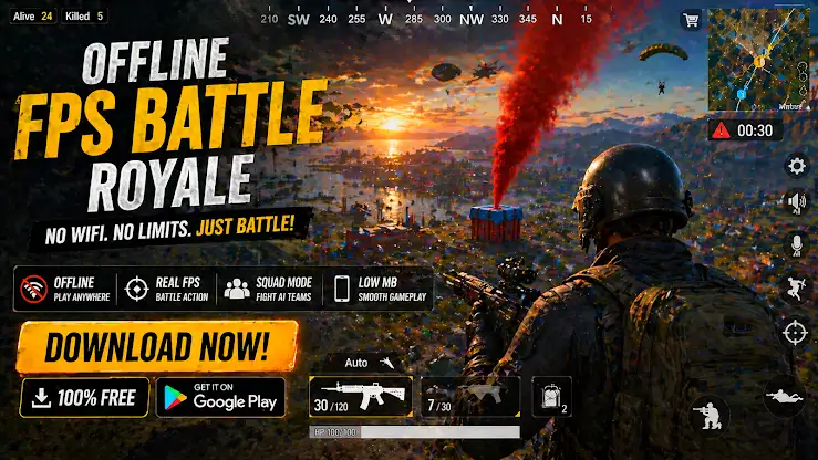 Battle Squad: Offline FPS Game screenshot 6