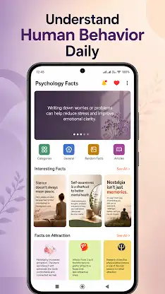 Daily Psychology Facts screenshot 1
