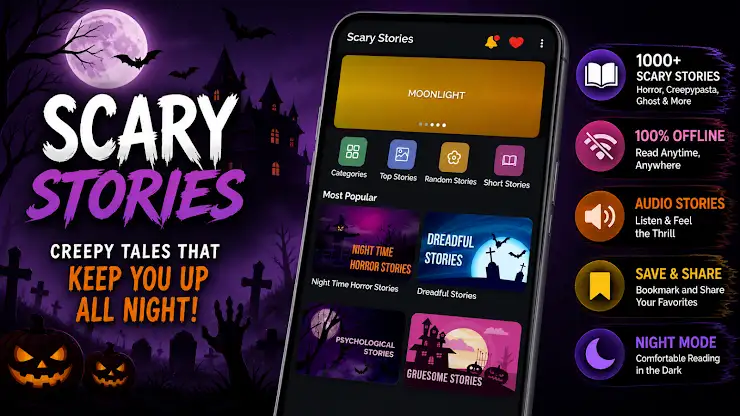 Scary Stories, Horror offline screenshot 1