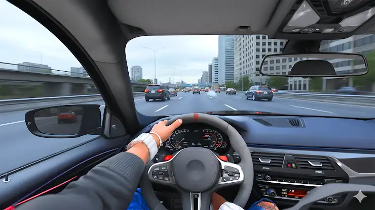US Car Driving School Car Game screenshot 1