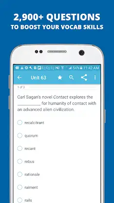 GRE Vocabulary Flashcards Prep screenshot 1