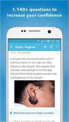 Rubin's Pathology: USMLE Q&A screenshot 2